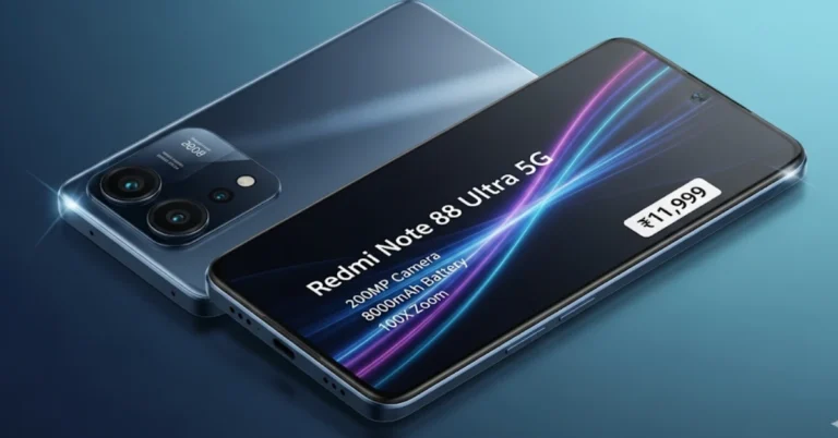 Redmi Note 88 Ultra 5G – 200MP Camera, 8000mAh Battery & 100X Zoom for Just ₹11,999!